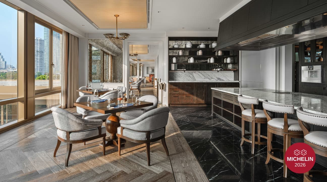 Côte by Mauro Colagreco dining room at Capella Bangkok