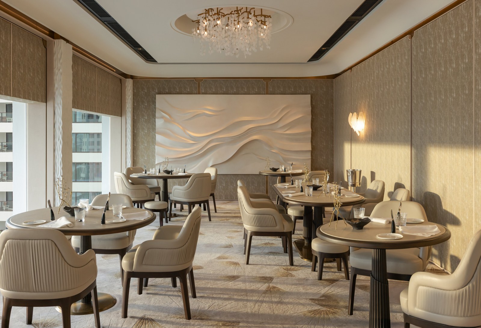 Anne-Sophie Pic at Le Normandie dining room at Mandarin Oriental, Bangkok