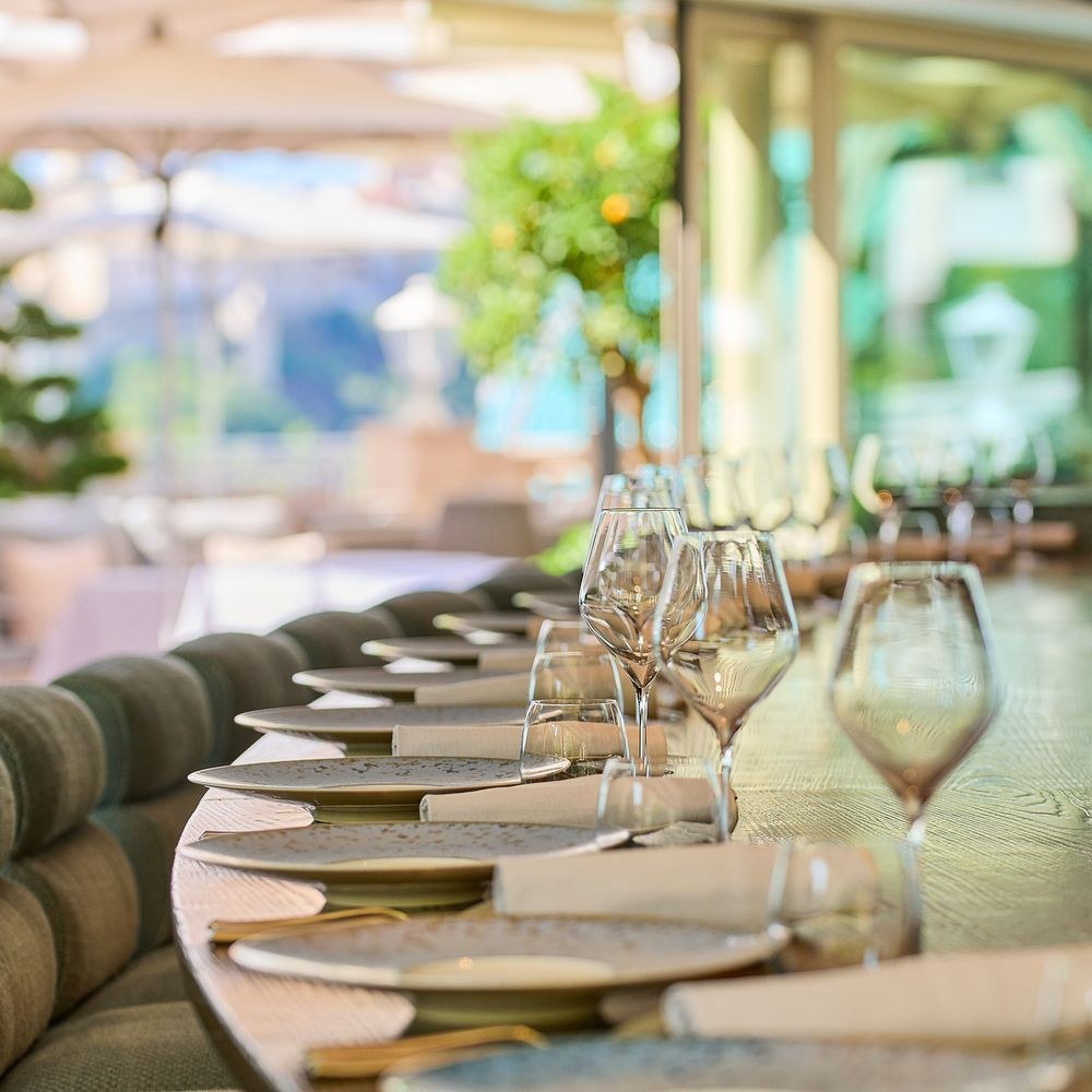Pavyllon Monte-Carlo dining room at Hôtel Hermitage Monte-Carlo