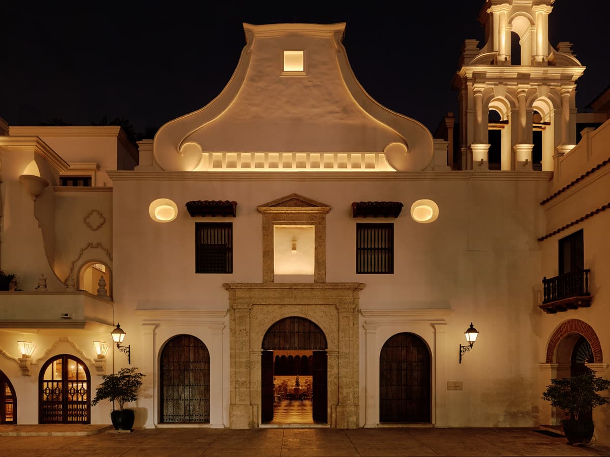 Historic architectural details at Four Seasons Hotel and Residences Cartagena